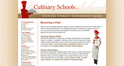 Desktop Screenshot of culinaryschools.org